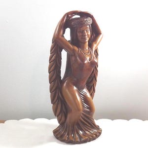 Vintage Hapa-wood Maile Laka, Hawaiian Souvenir TIKI/ Coco Joe's Faux Wood, Hawaii Art Object/ Hawaiian KiTSCH, Collectible #HW-9