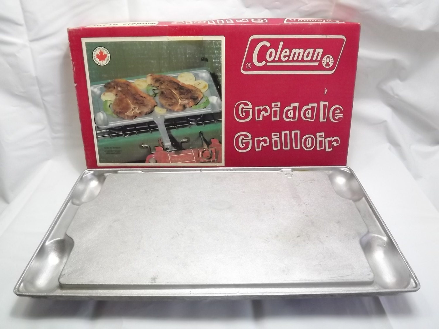 Rare Coleman Griddle, Vintage Model 5140C for Your 2 Burner