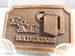 Vintage L and M Radiator Belt Buckle, Industrial Mechanic Trades Industry Sector Advertisement, Serious Collector Must-Have 