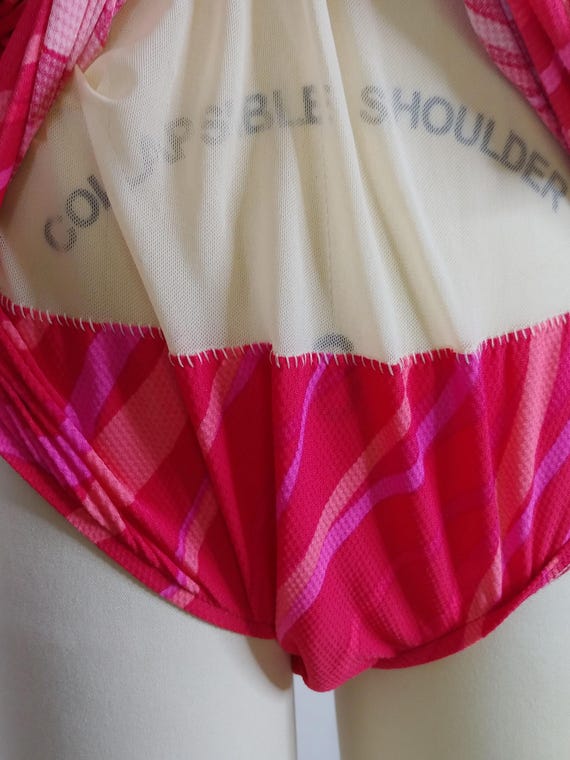 1960s Groovy Mod Abstract One Piece Swimsuit | Vi… - image 9