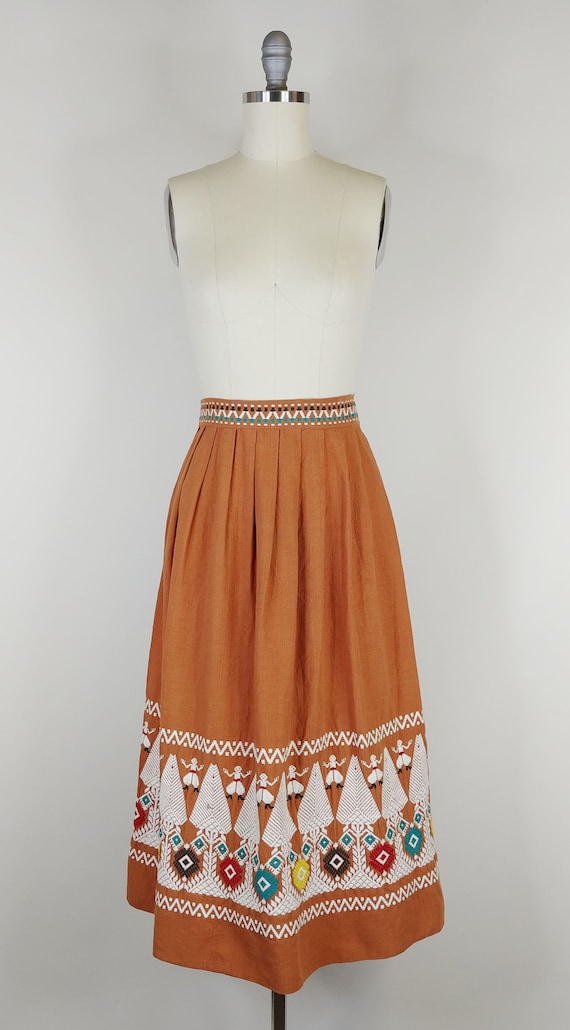 1950s Guatemala Folk Skirt | Vintage 50s South Am… - image 2