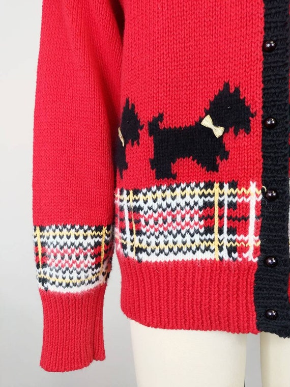 1980s Scottie Dog Cardigan | Vintage 80s Talbots … - image 3