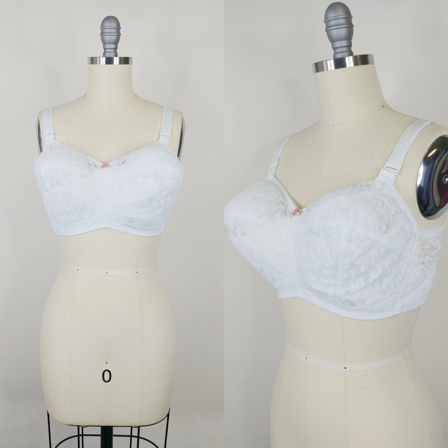 Soviet Vintage 60s 70s White Cotton Satin Bra Bullet Shaped D Cup Made in  USSR Cotton Bustier -  Norway