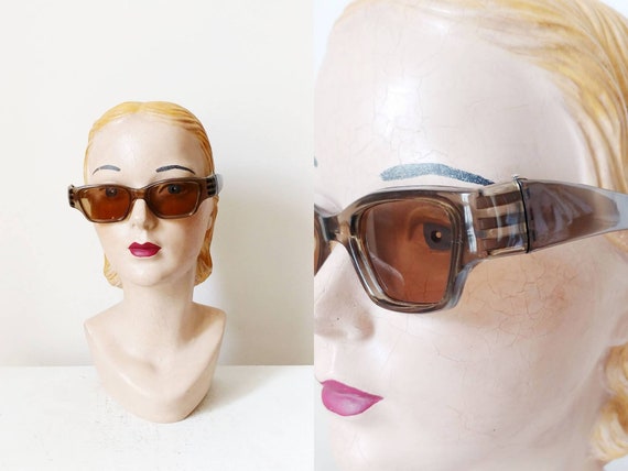 1950s Plastic Sunglasses | Vintage 50s Translucen… - image 1