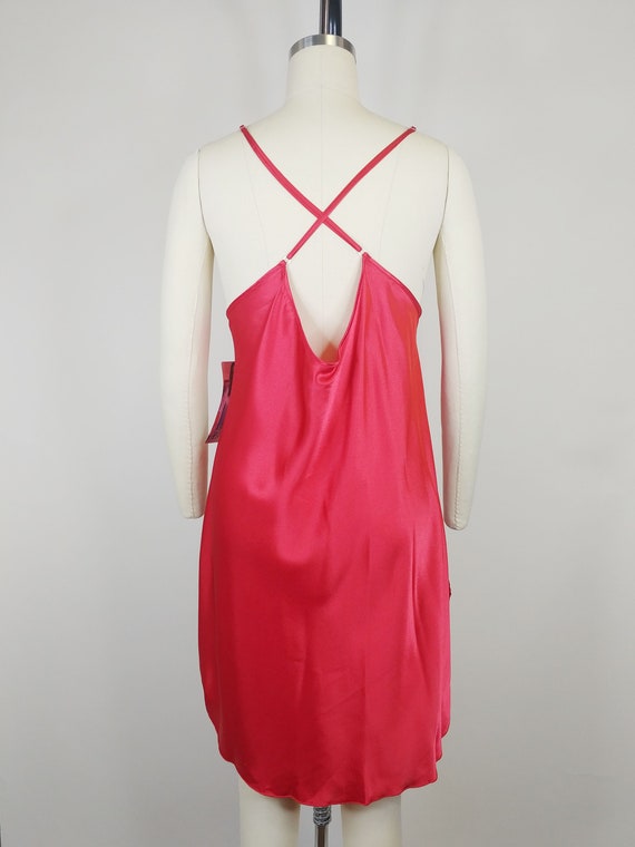 1990s Red Satin Nightgown | Vintage 90s Volup Bia… - image 6