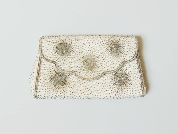 1960s Beaded Clutch | Vintage 60s Made in Japan O… - image 1