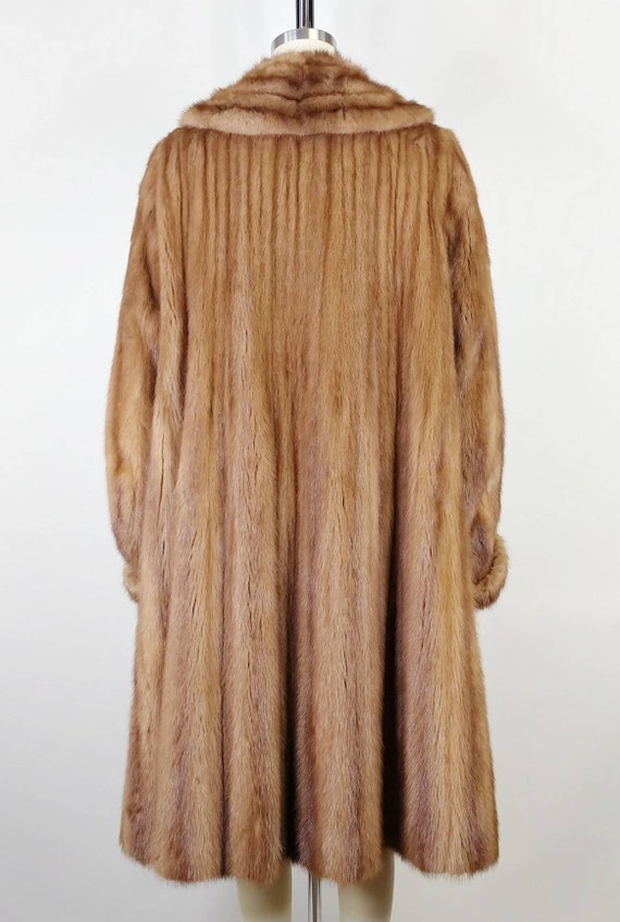 1940s Mid Length Brown Mink Fur Coat  | Vintage 4… - image 7