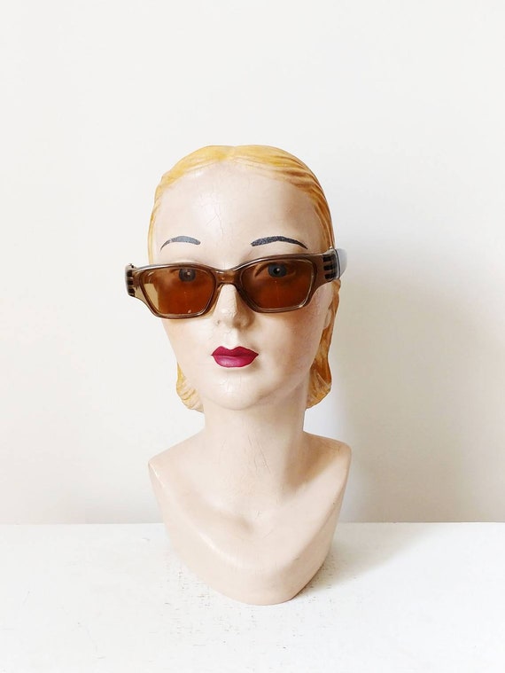 1950s Plastic Sunglasses | Vintage 50s Translucen… - image 2