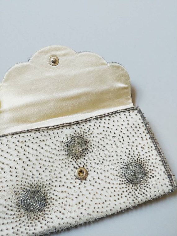 1960s Beaded Clutch | Vintage 60s Made in Japan O… - image 3