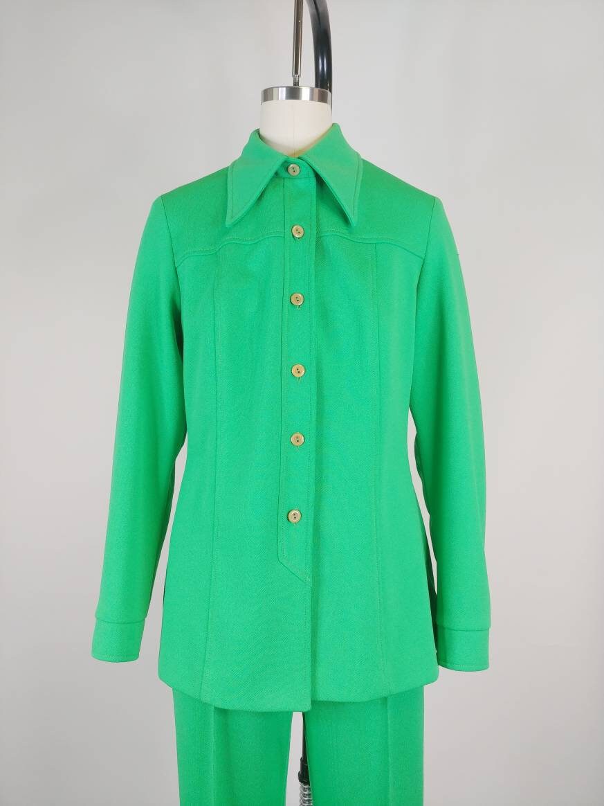 【VINTAGE】Setup suits Green Japanvintage VINTAGE】Setup suits Green Japanvintage Vintage 80s 90s