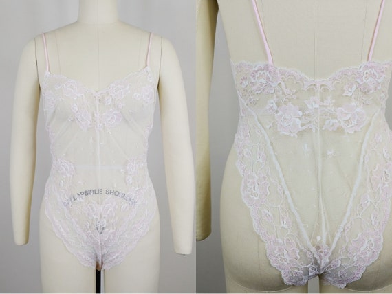 Vintage teddy onesie lingerie - Gem