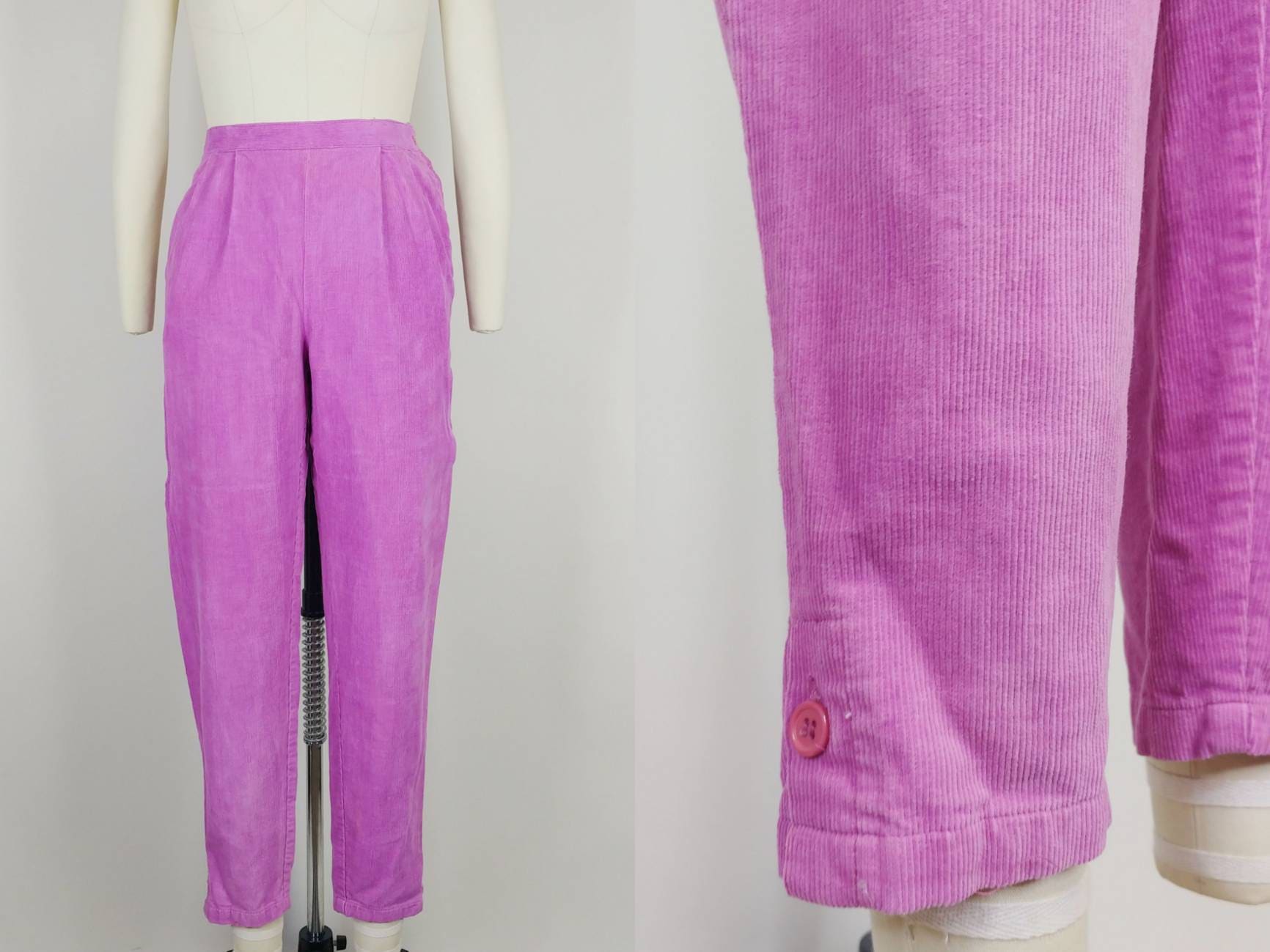 Side Button Pants - Etsy