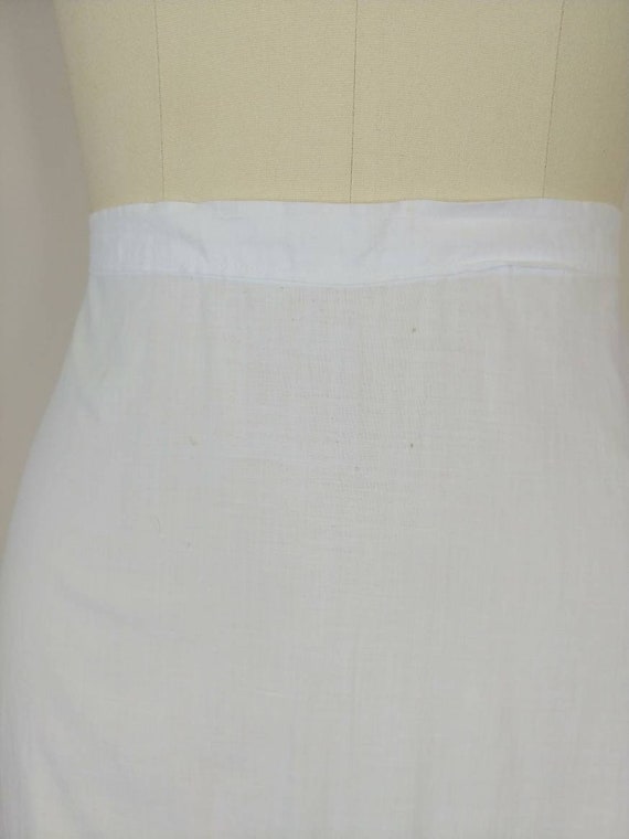 Victorian Summer White Cotton Lace Petticoat | 19… - image 7