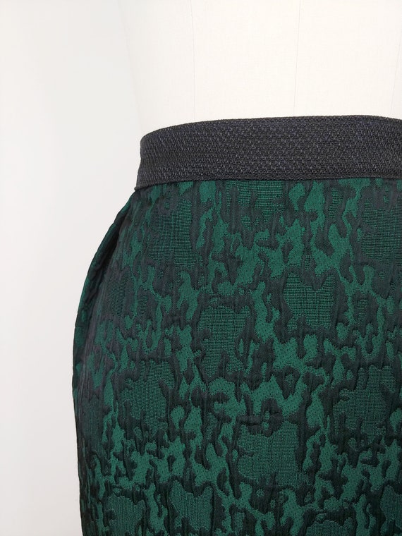 1980s Guy Laroche Brocade Pencil Skirt | Vintage … - image 3