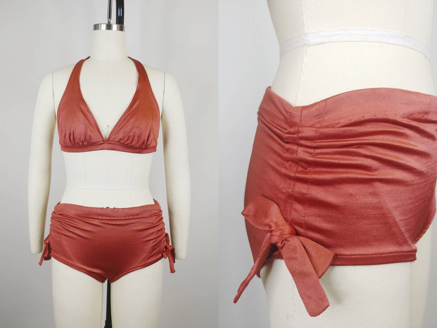 Copper Brazilian Bikini Bottom, Thong Bikini, Cheeky Bikini, Swimsuit, Womens  Bathing Suit Bottom jewel Copper Sands 