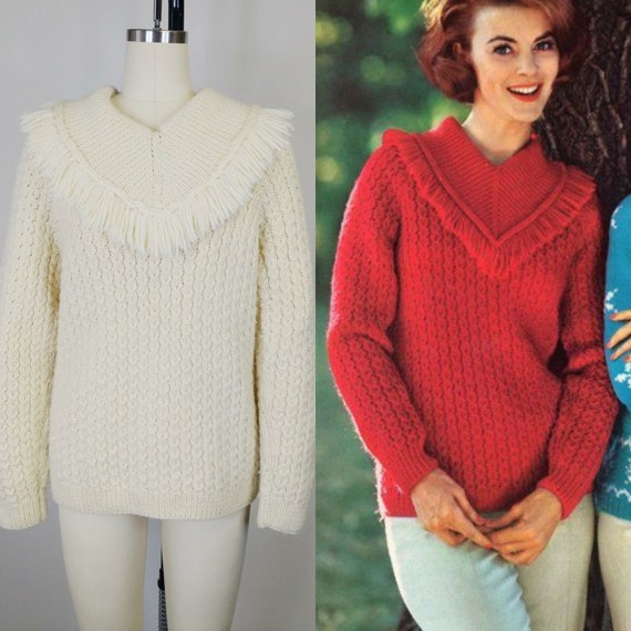 Fringe pullover sweater hotsell