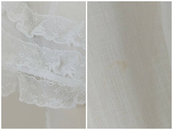 1920s Pilgrim Collar White Cotton Lawn Dress | Vi… - image 9