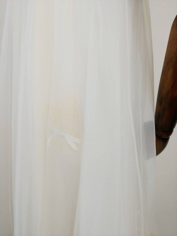 1960s Vanity Fair Double Layer Chiffon Peignoir Set |… - Gem