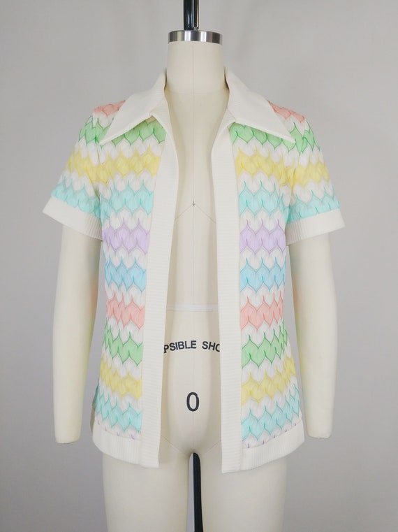 Vintage 1970s Bleeker Street Candy Colors Double … - image 5