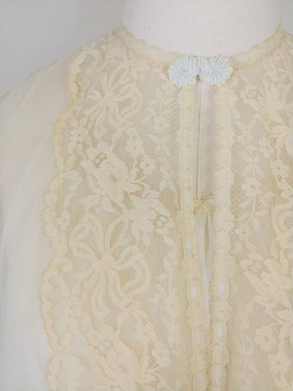1960s Vanity Fair Double Layer Chiffon Peignoir Set |… - Gem