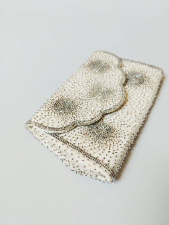 1960s Beaded Clutch | Vintage 60s Made in Japan O… - image 4