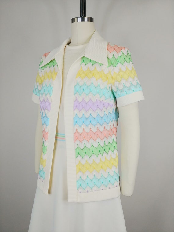 Vintage 1970s Bleeker Street Candy Colors Double … - image 8