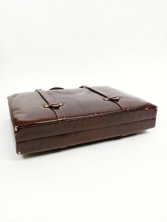 1960s Murray Kruger Lizard Skin Briefcase | Vinta… - image 6