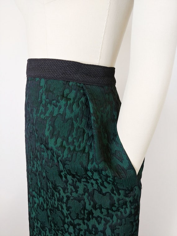 1980s Guy Laroche Brocade Pencil Skirt | Vintage … - image 5