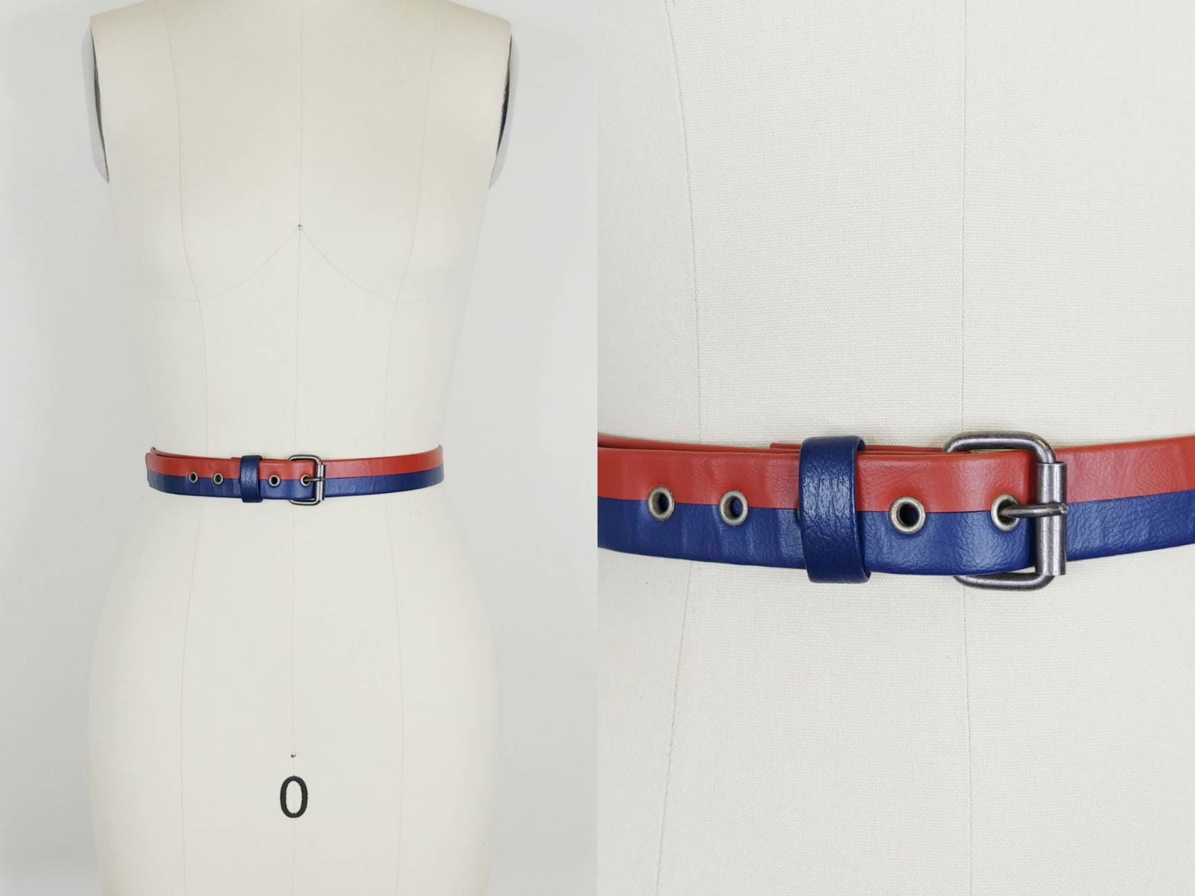 Vintage 60's Womens Waist Belt Elastic Stretch Wide Belt 