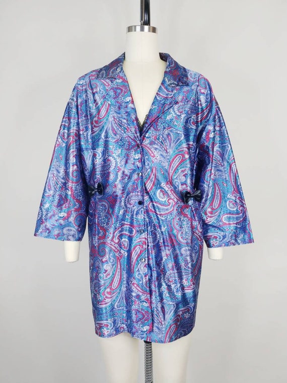 1980s Paisley Three Piece Pajama Set | Vintage 80… - image 8