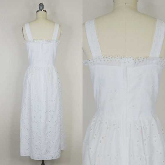 1970s White Eyelet Dress Set | Vintage 70s does 4… - image 4