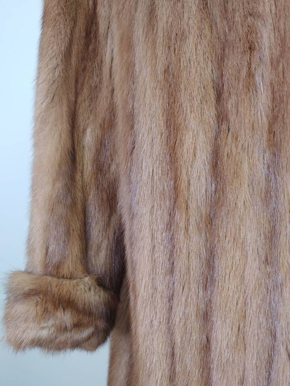 1940s Mid Length Brown Mink Fur Coat  | Vintage 4… - image 3