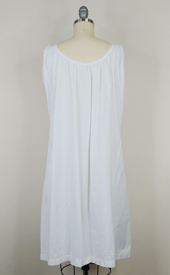 1910s White Cotton Chemise | Antique Edwardian Sl… - image 6