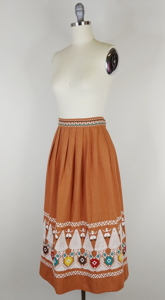 1950s Guatemala Folk Skirt | Vintage 50s South Am… - image 6