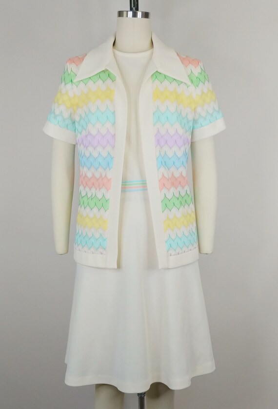 Vintage 1970s Bleeker Street Candy Colors Double … - image 6