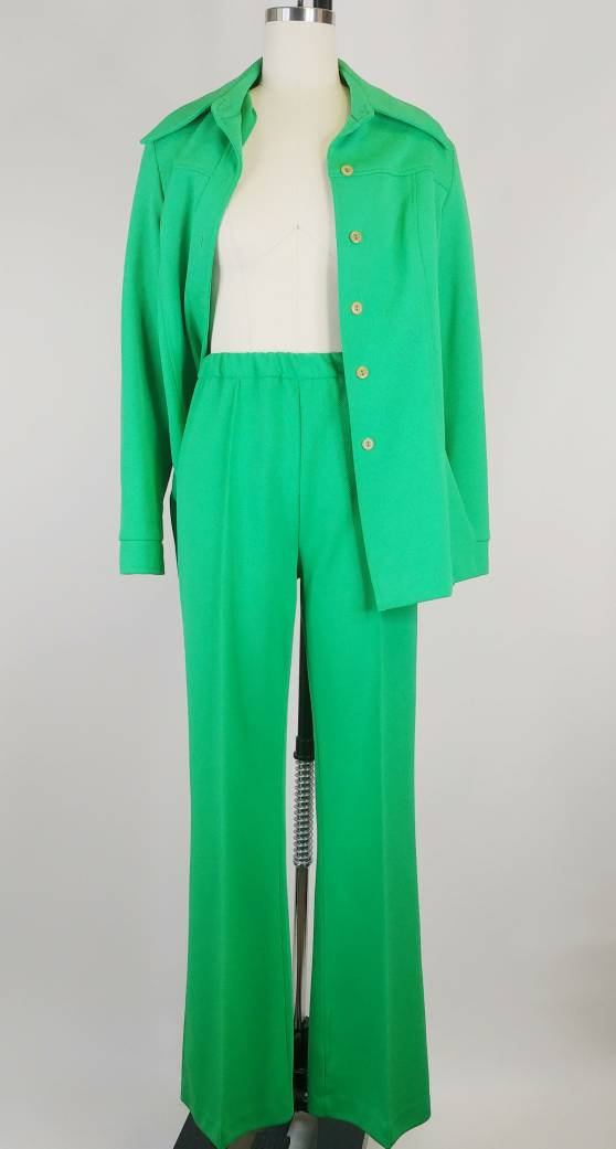 【VINTAGE】Setup suits Green Japanvintage VINTAGE】Setup suits Green Japanvintage Other
