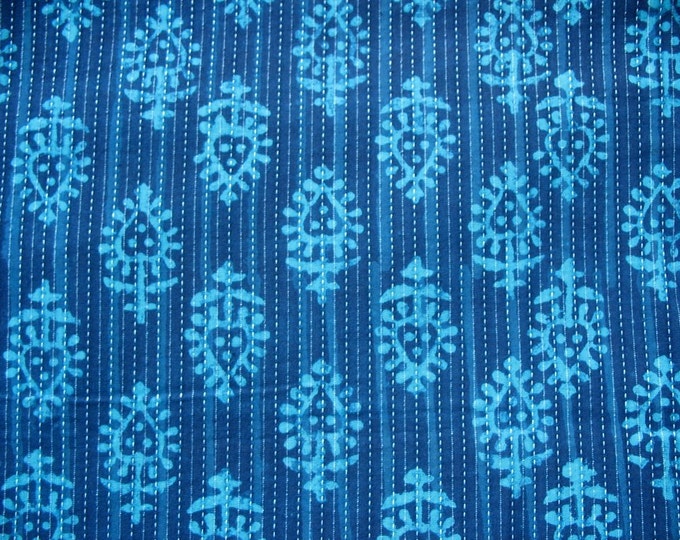 Textured Cotton Fabric Kantha Fabric BOHO Bohemian Apparel Bag - Etsy