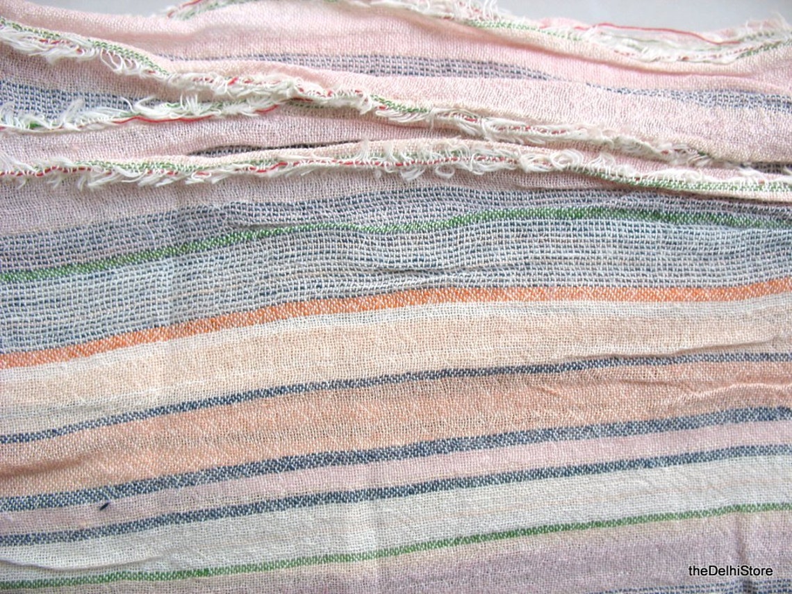 Yarn Dyed Striped Cotton Gauze Fabric by Yard Etsy