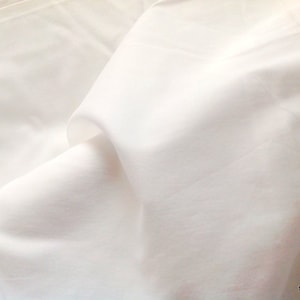 56&quot; Wide Plain White 100% Cotton Voile Lightweight Fabric For Clothing Curtains Dyeing Printing