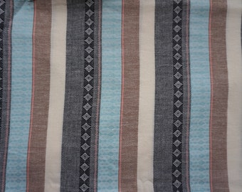 Yarn dyed woven stripes cotton fabric sold by the yard