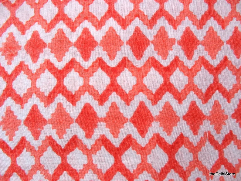 Abstract Geometric Print Cotton Summer Dress Fabric Sold by Yard image 3