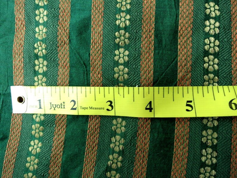 Dark Green Polyester Rayon Blend Fabric Jacquard Fabric Woven Etsy