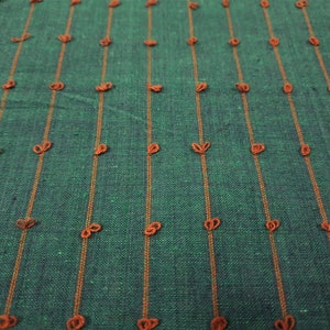 Yarn dyed woven textured khadi cotton fabric by Yard