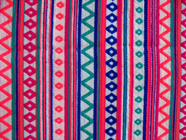 Bags Upholstery Fabric Woven Fabric Pop Decor Vibrant Colors Fabric Sold by Yard