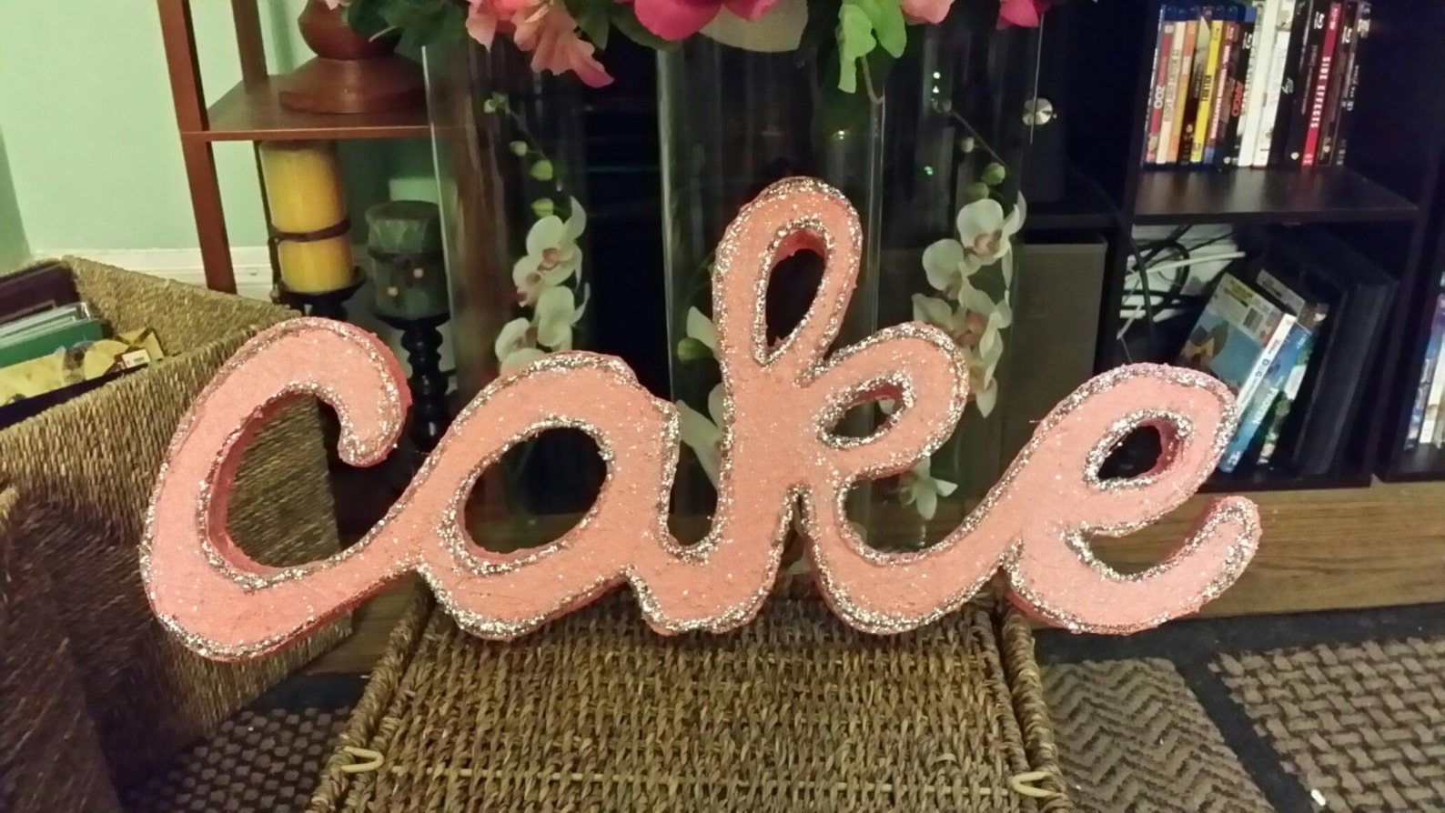 Styrofoam Name Styrofoam Letters Cursive Name Cursive Etsy