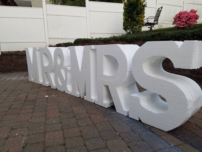 Styrofoam lettersLarge Foam letters Foam letters Etsy