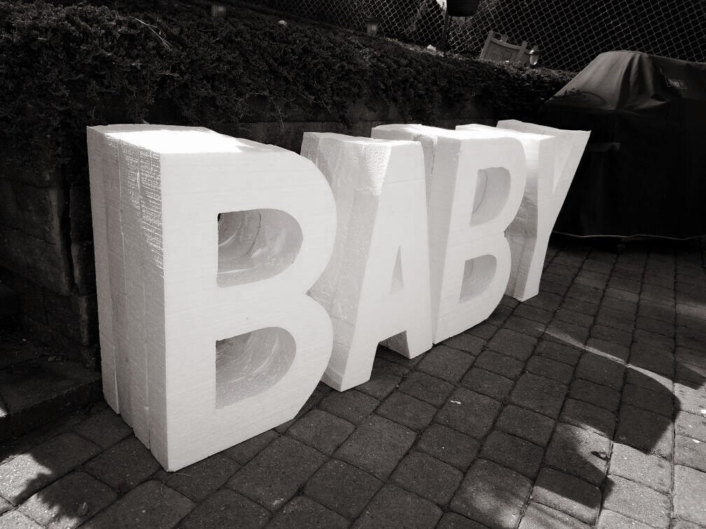 Styrofoam letters large foam letters foam letters | Etsy