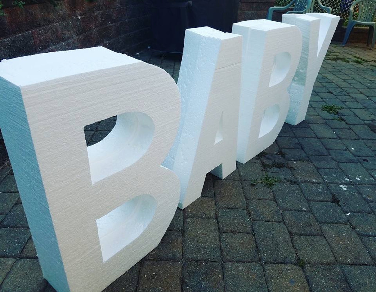 Foam letters largelarge styrofoam letters big foam letters Etsy