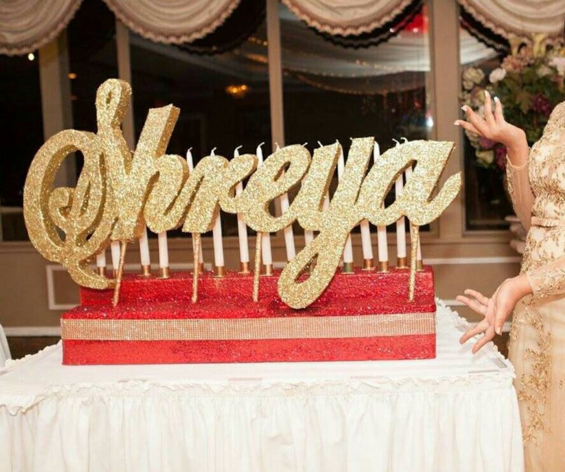 Candle lighting ceremony Quince Sweet 16 Candelabra party Etsy