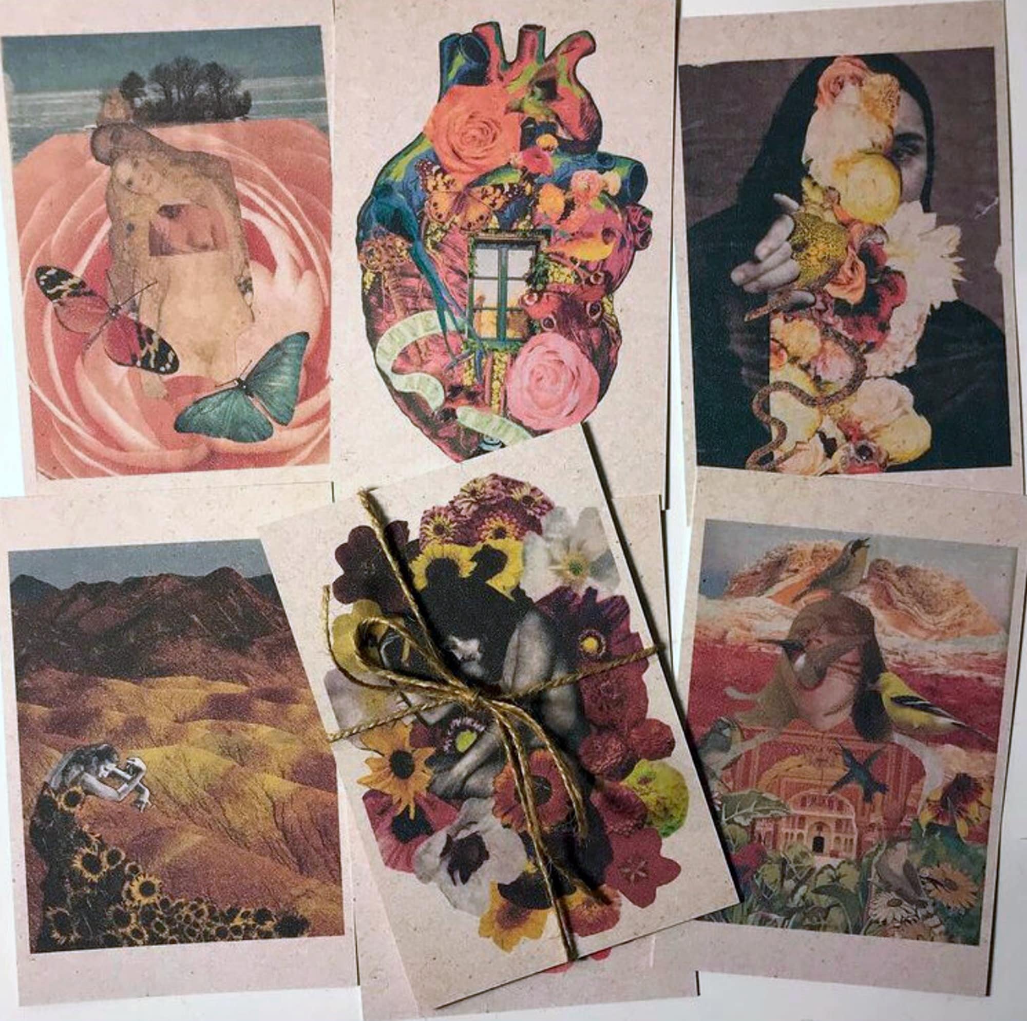 Fine Art Postcards Set of 6 Etsy